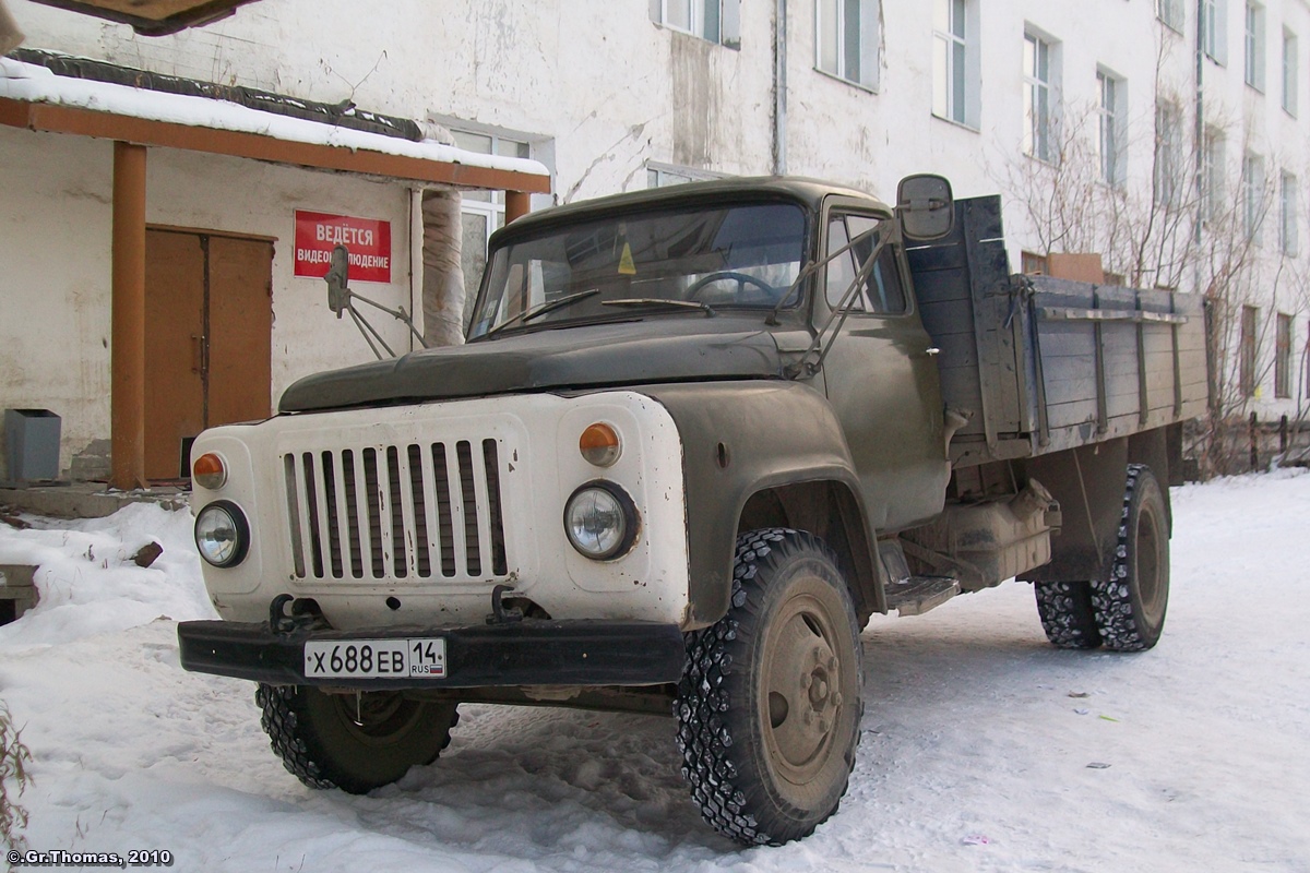Саха (Якутия), № Х 688 ЕВ 14 — ГАЗ-53-12