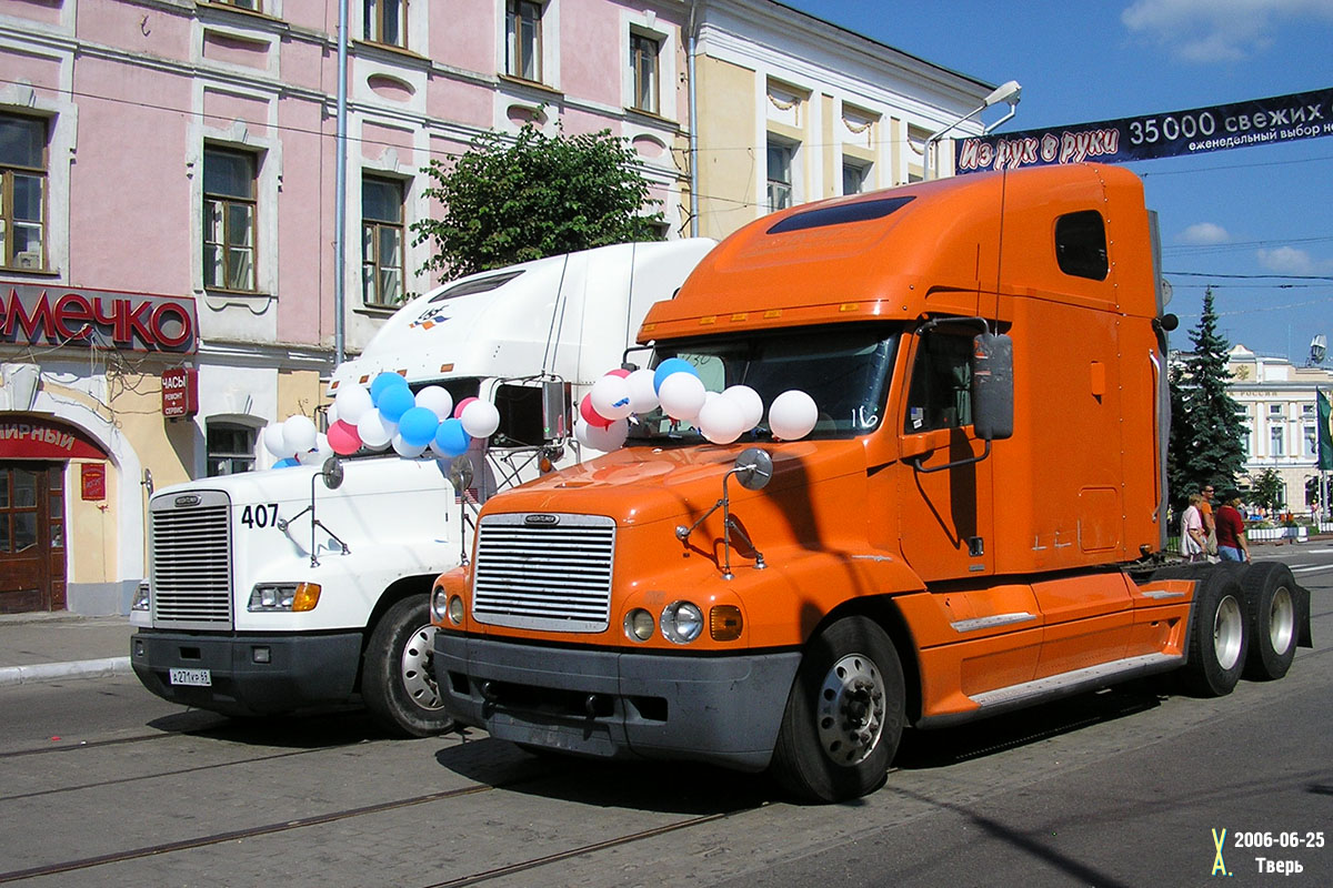 Тверская область, № А 271 КР 69 — Freightliner FLD 120; Тверская область, № (69) Б/Н 0025 — Freightliner Century Class; Тверская область — Автомобили без номеров