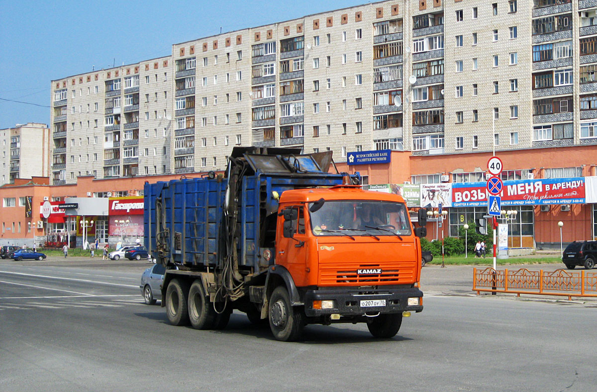 Томская область, № О 207 ОУ 70 — КамАЗ-53215 (общая модель)