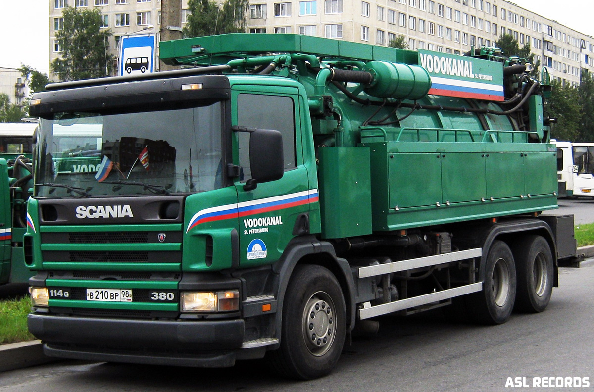 Санкт-Петербург, № В 210 ВР 98 — Scania ('1996) P114G