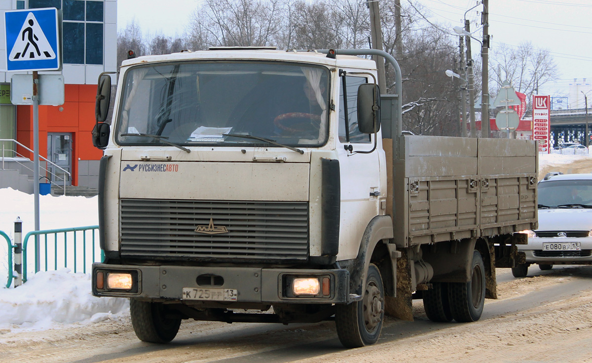 Мордовия, № К 725 РР 13 — МАЗ-4370 (общая модель)