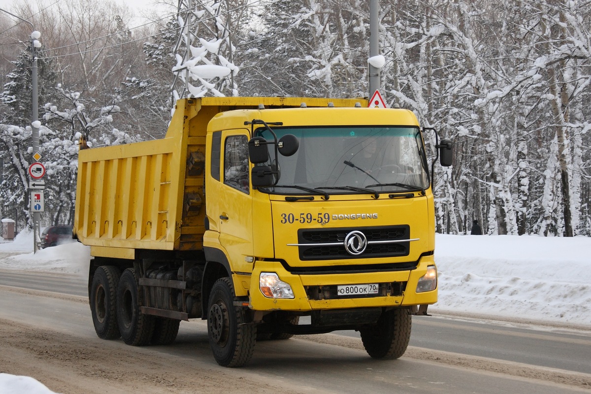 Томская область, № О 800 ОК 70 — Dongfeng KC (общая модель)