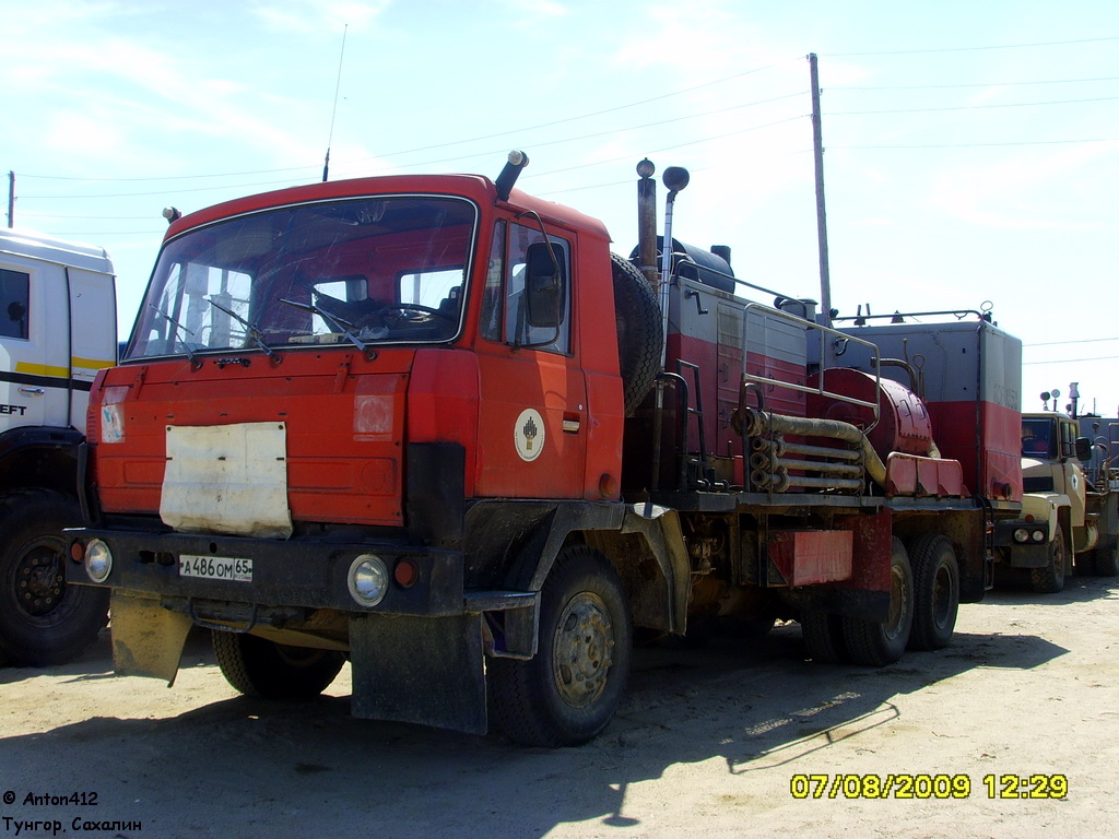 Сахалинская область, № А 486 ОМ 65 — Tatra 815 PR