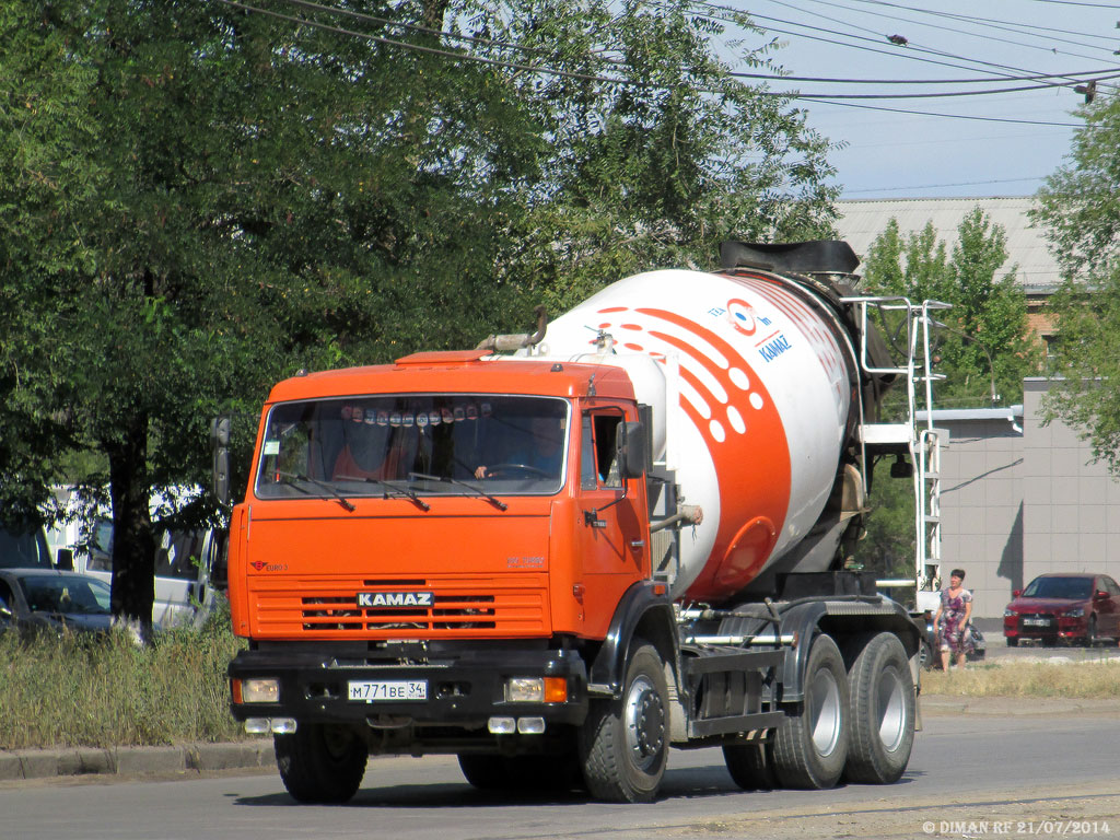 Волгоградская область, № М 771 ВЕ 34 — КамАЗ-65115 (общая модель)