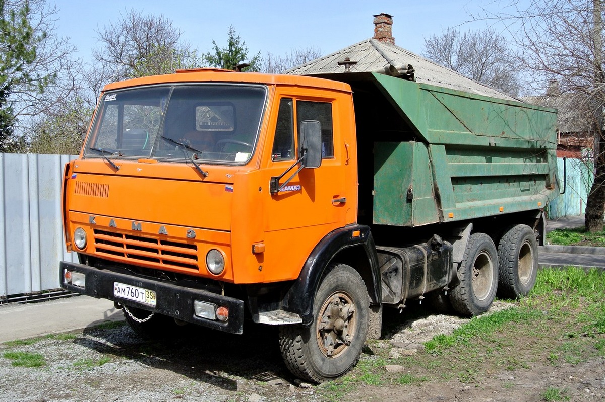 Вологодская область, № АМ 760 Т 35 — КамАЗ-55111 (общая модель)