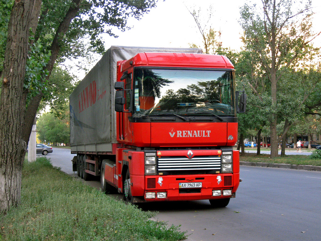 Харьковская область, № АХ 7963 АР — Renault Magnum ('1997) Integral