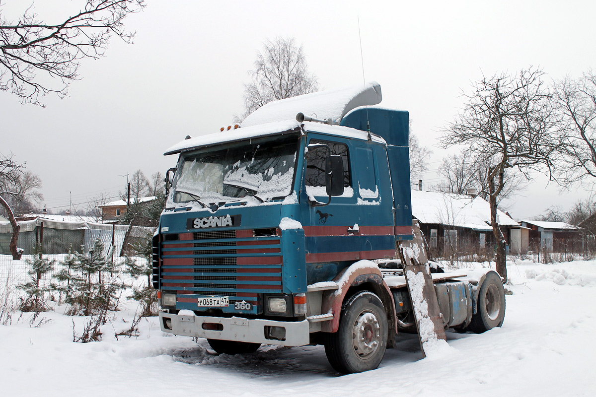 Ленинградская область, № У 068 ТА 47 — Scania (II) (общая модель)