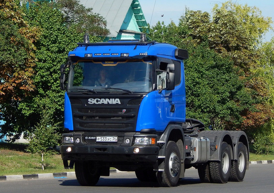 Воронежская область, № Р 533 ХС 36 — Scania ('2013) G440