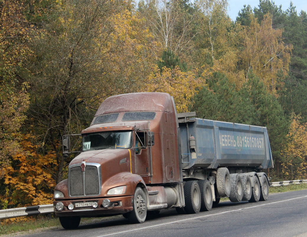 Рязанская область, № К 717 РВ 62 — Kenworth T660 — Фото — Фототрак