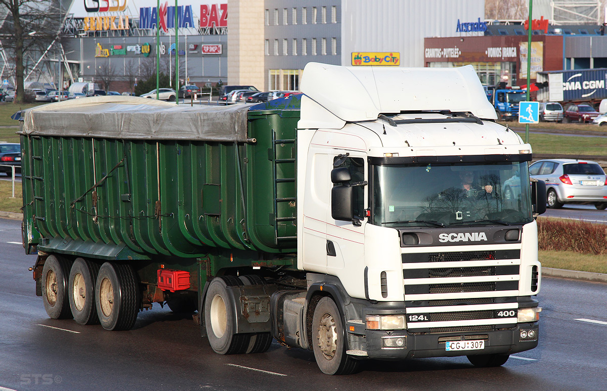 Литва, № CGJ 307 — Scania ('1996) R124L