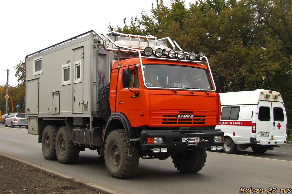 Тюменская область, № Т 498 НН 72 — КамАЗ-43118 (общая модель)