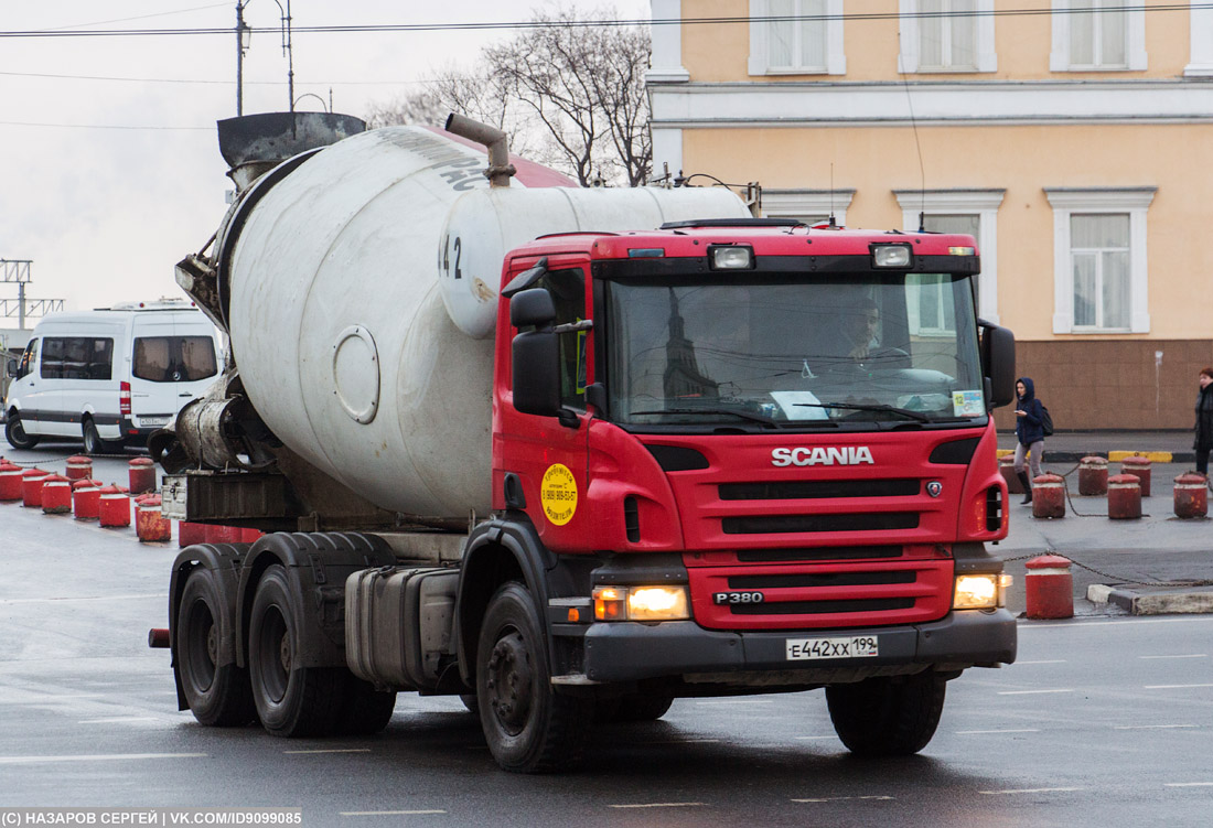 Москва, № Е 442 ХХ 199 — Scania ('2004) P380