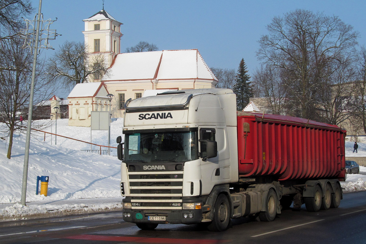 Литва, № CET 086 — Scania ('1996) R124L