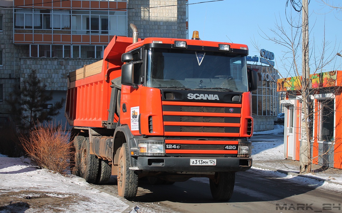 Красноярский край, № А 313 МН 124 — Scania ('1996) R124C