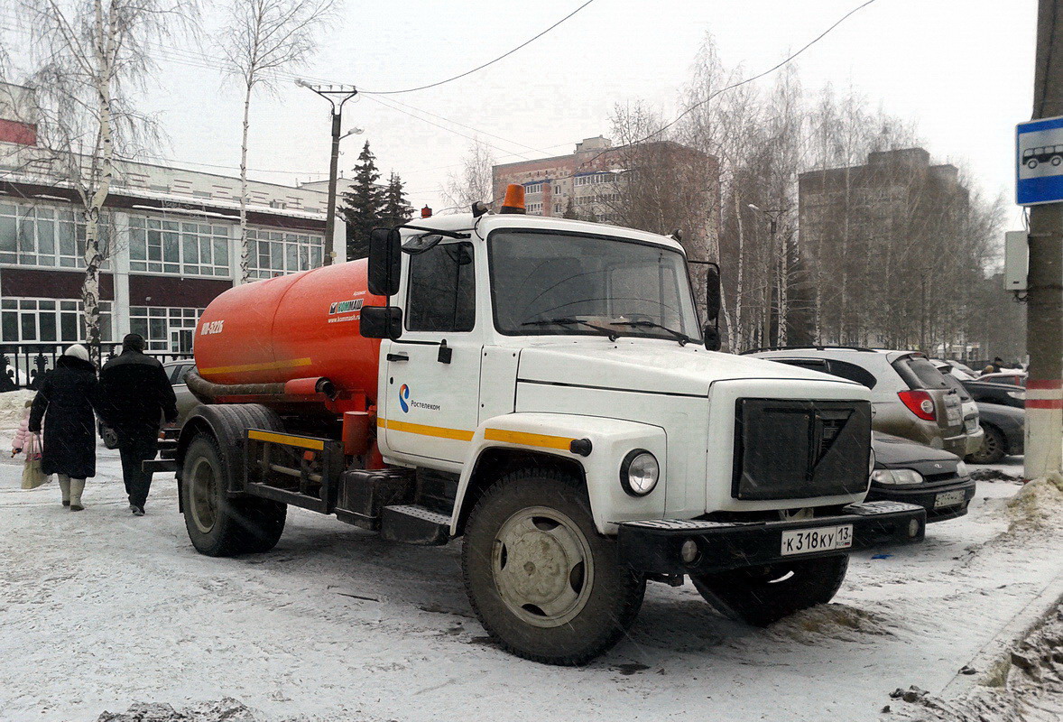 Мордовия, № К 318 КУ 13 — ГАЗ-3309