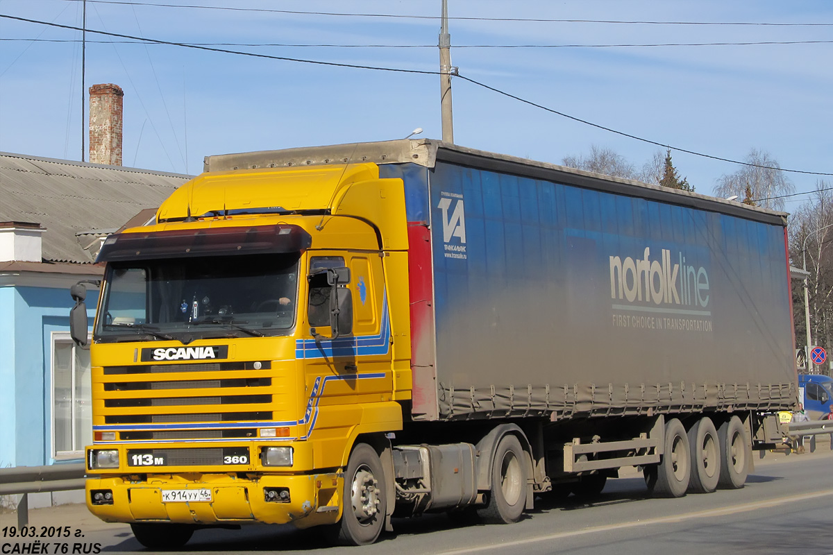 Курская область, № К 914 УУ 46 — Scania (III) R113M