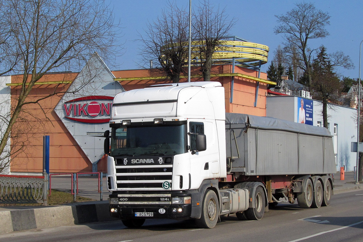 Литва, № ACG 729 — Scania ('1996) R124L