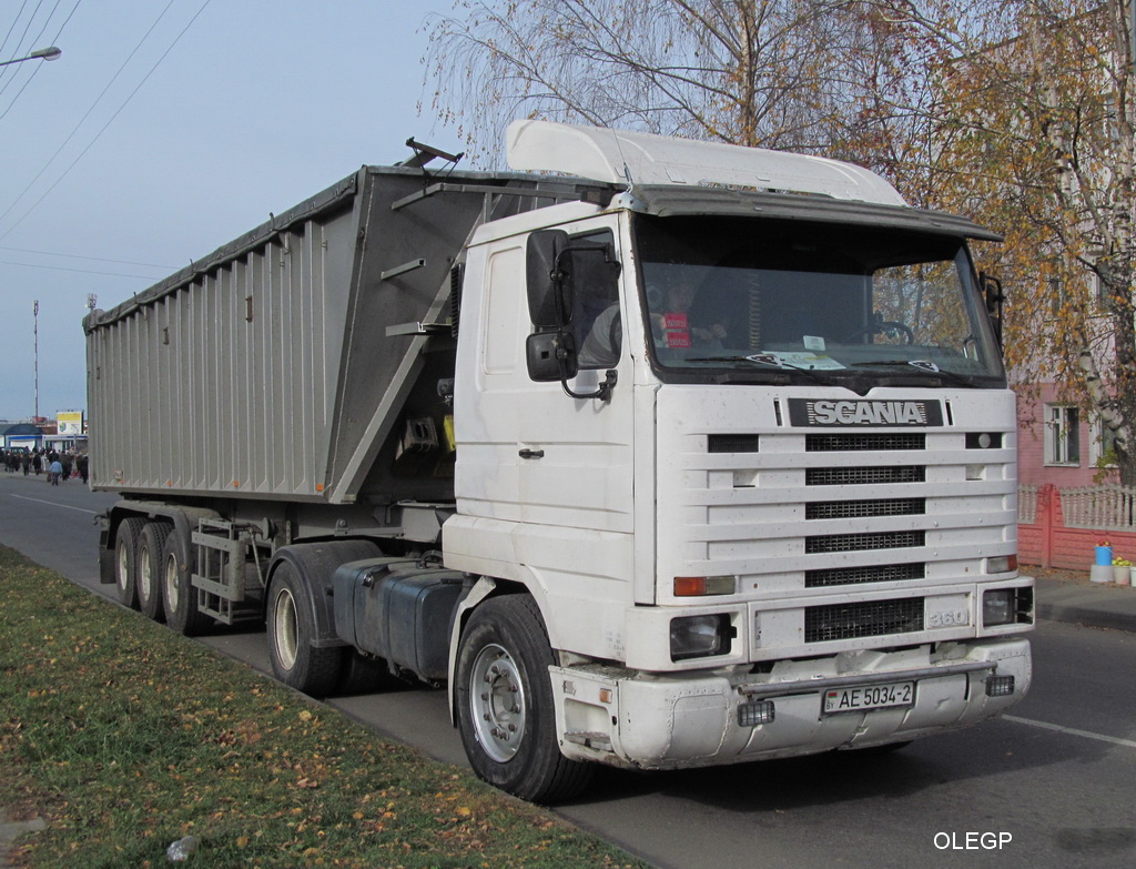Витебская область, № АЕ 5034-2 — Scania (III) (общая модель)