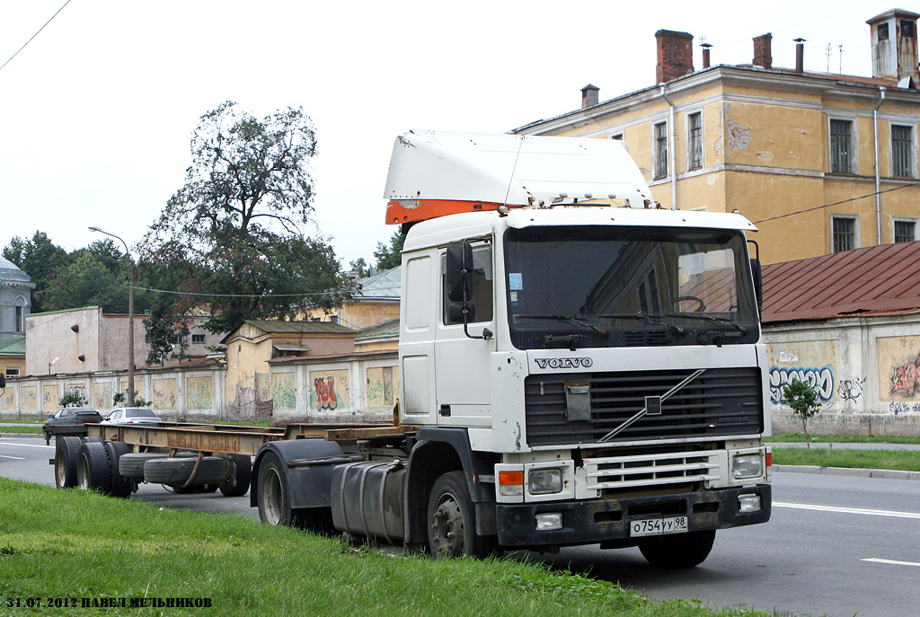 Санкт-Петербург, № O 754 УУ 98 — Volvo ('1987) F10