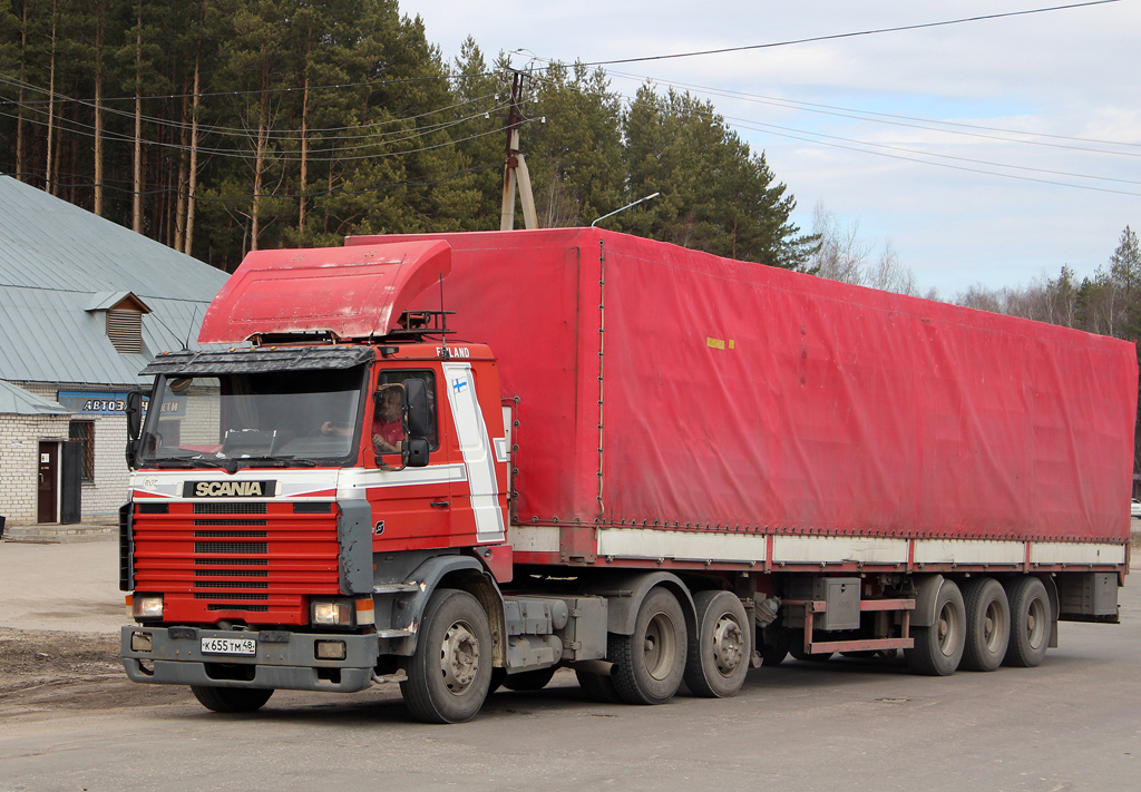 Липецкая область, № К 655 ТМ 48 — Scania (II) R113M