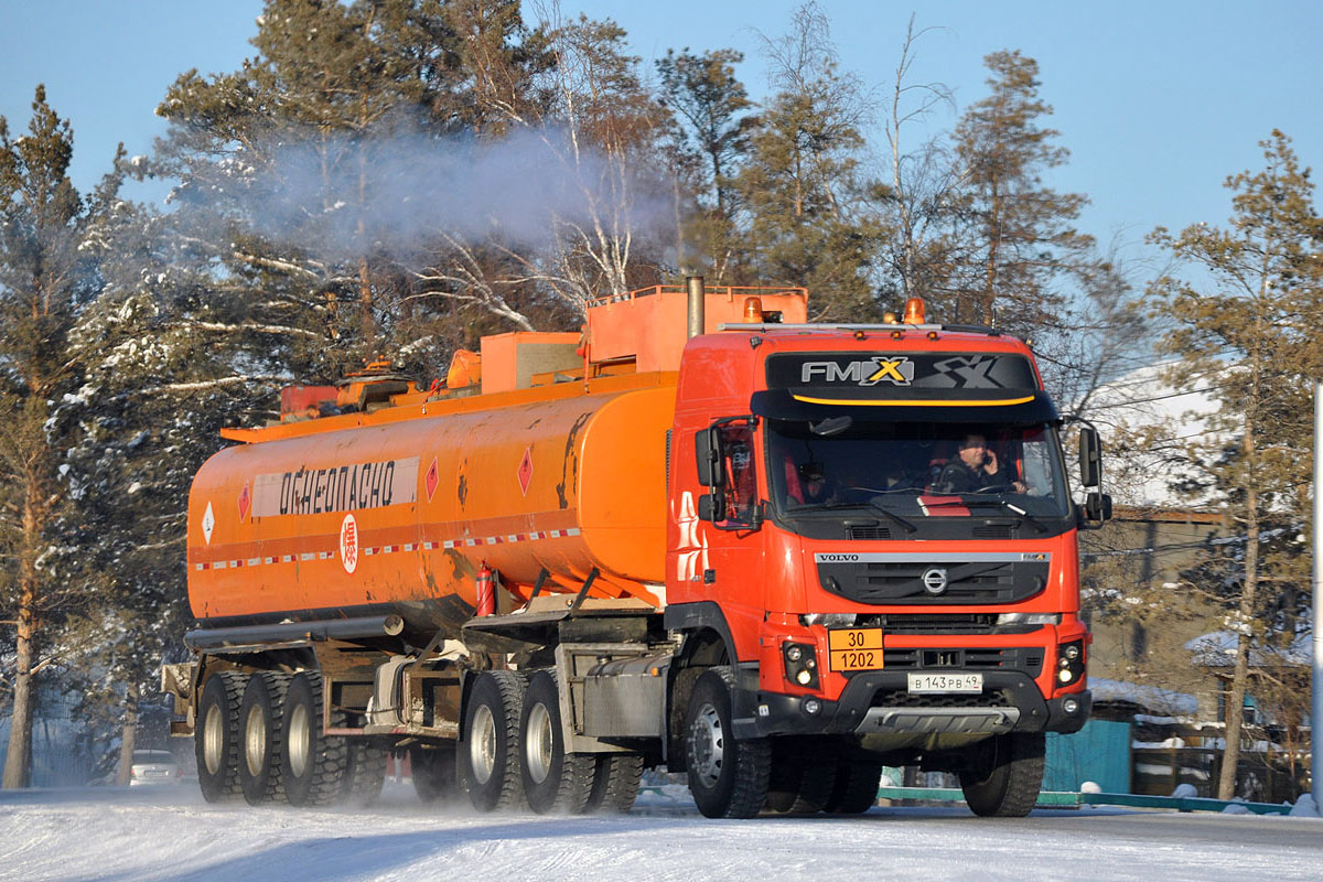 Магаданская область, № В 143 РВ 49 — Volvo ('2010) FMX.480