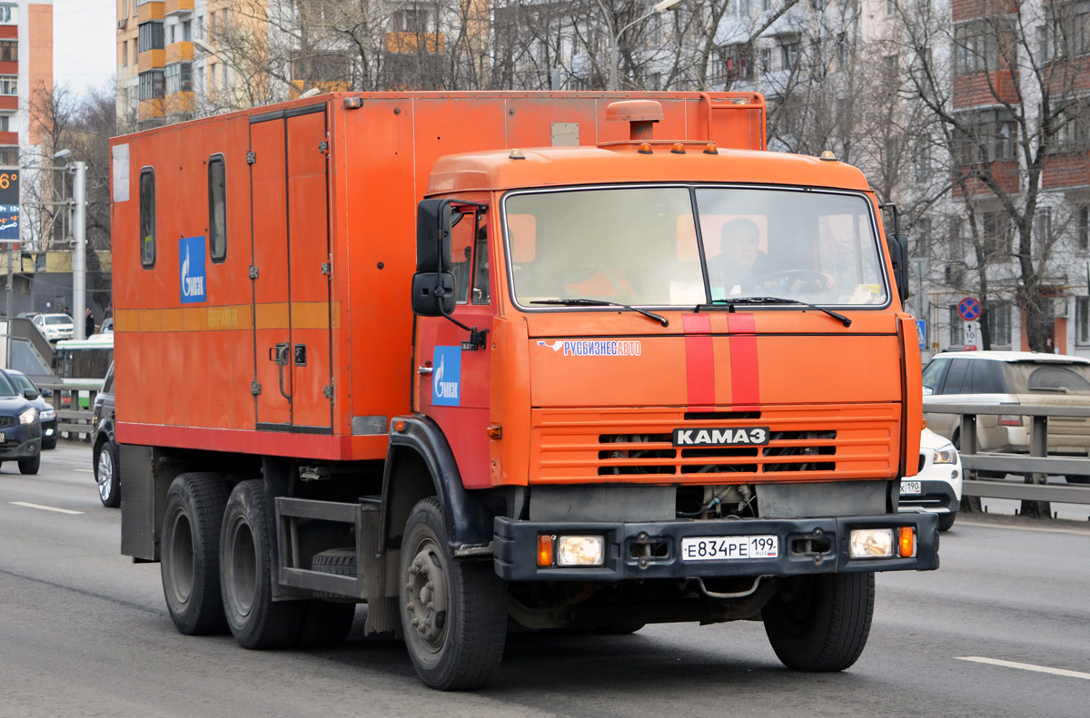 Москва, № Е 834 РЕ 199 — КамАЗ-53215 (общая модель)
