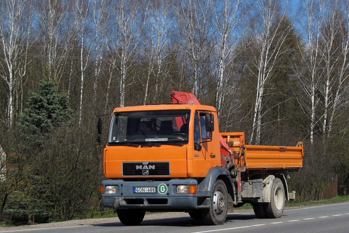 Литва, № GON 498 — MAN L2000 (общая модель)