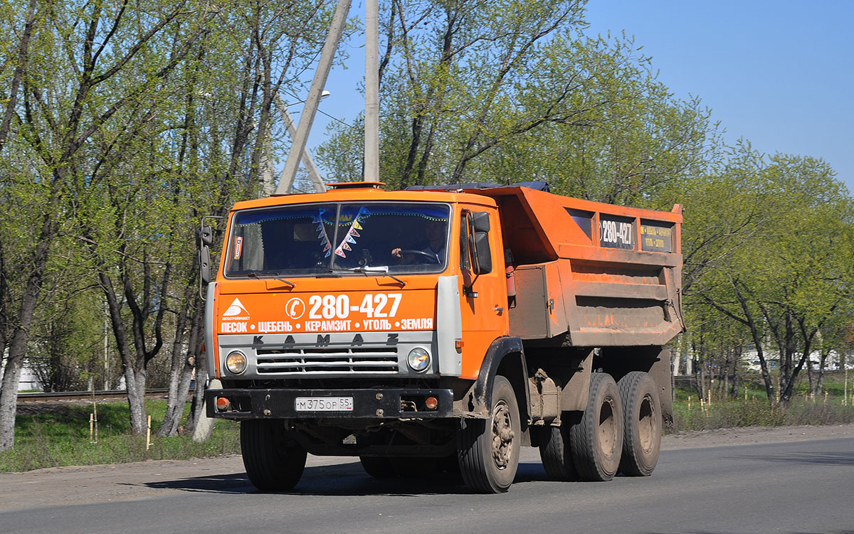 Омская область, № М 375 ОР 55 — КамАЗ-5511