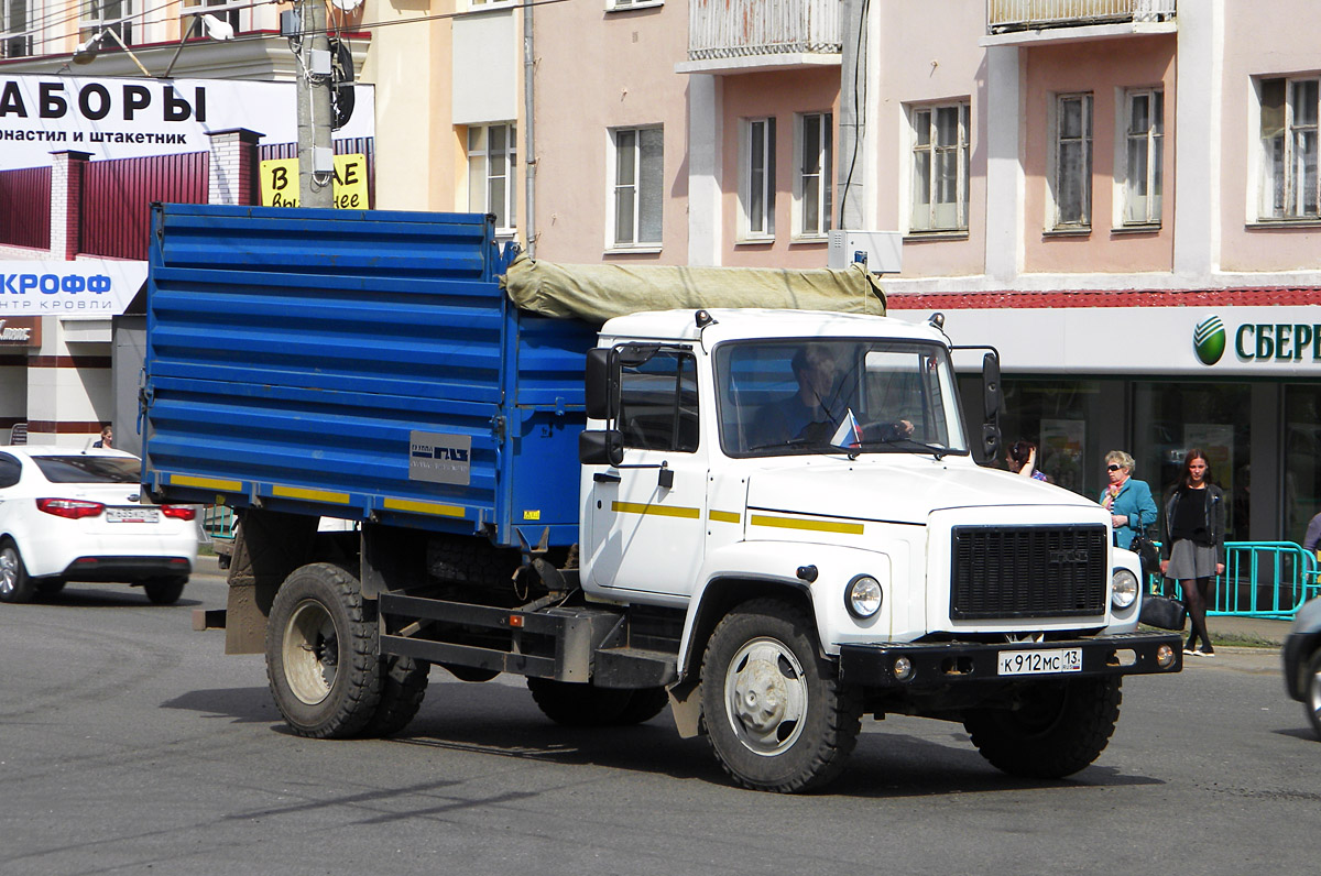 Мордовия, № К 912 МС 13 — ГАЗ-3309