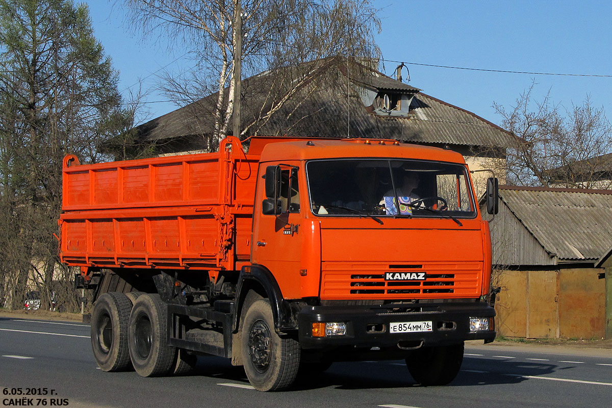Ярославская область, № Е 854 ММ 76 — КамАЗ-53215 (общая модель)