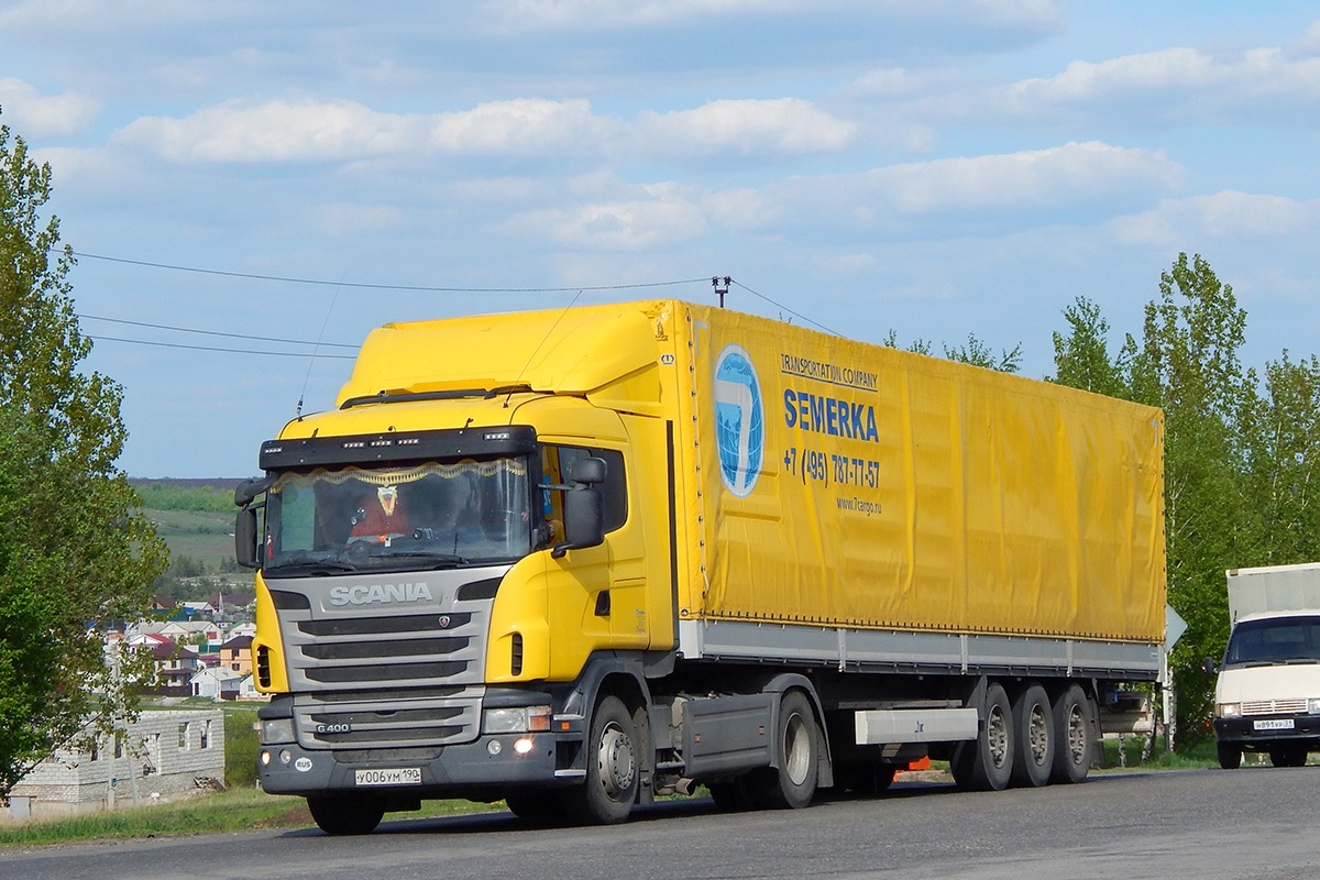 Московская область, № У 006 УМ 190 — Scania ('2009) G400