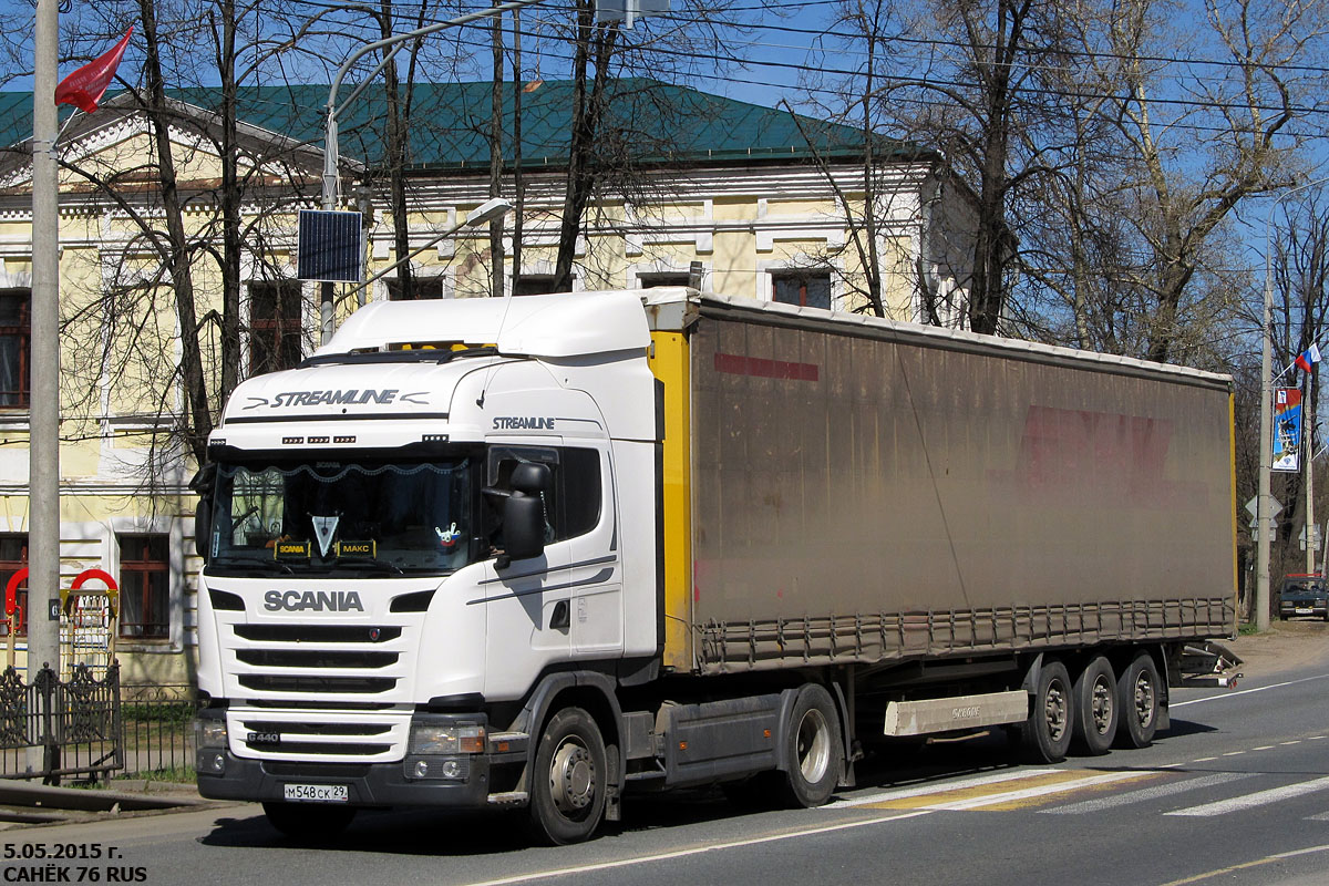 Архангельская область, № М 548 СК 29 — Scania ('2013) G440