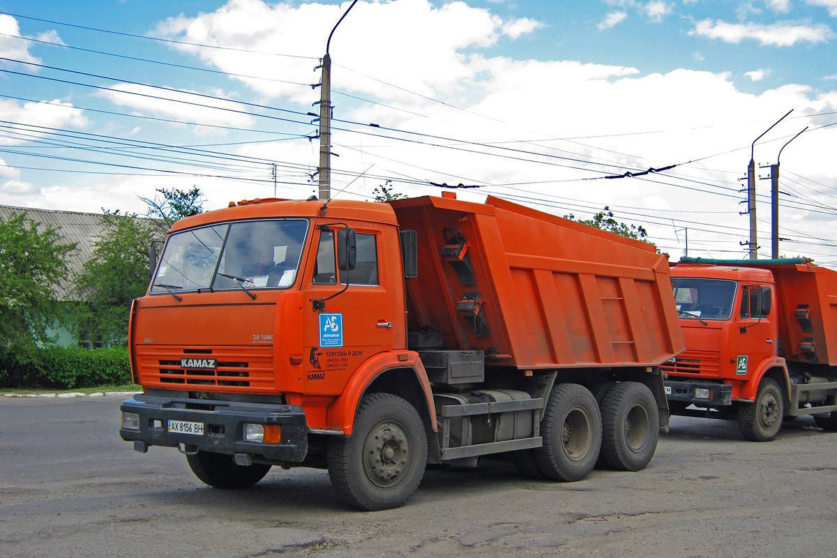 Харьковская область, № АХ 8156 ВН — КамАЗ-65115 (общая модель)