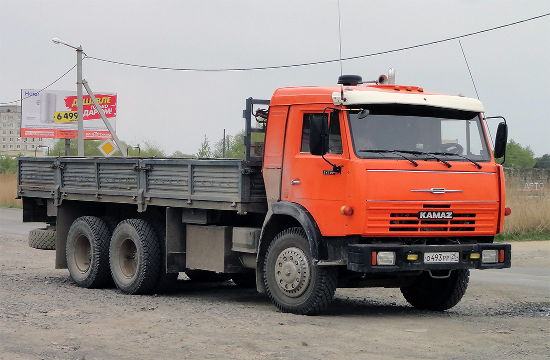 Приморский край, № О 493 РР 25 — КамАЗ-53215 (общая модель)