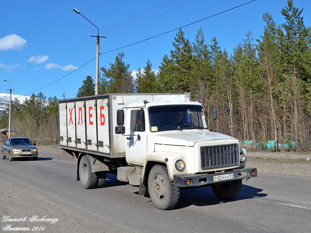 Мурманская область, № Т 824 КН 51 — ГАЗ-3309