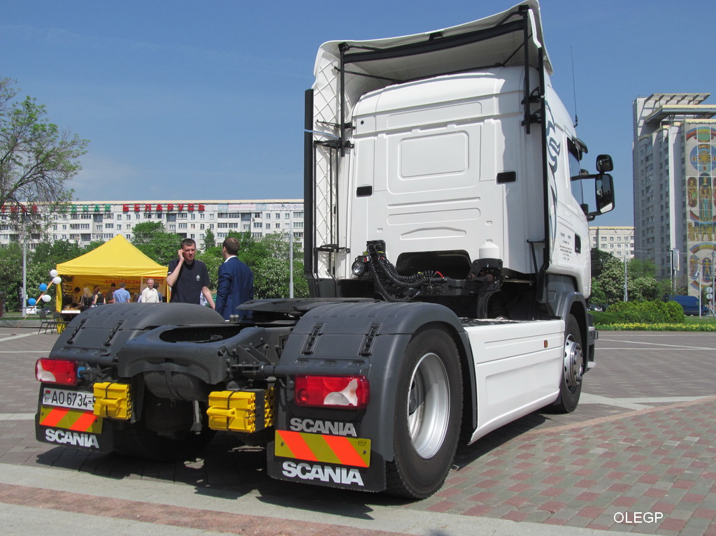 Минская область, № АО 6734-5 — Scania ('2013) R440; Минск — Выставка "БАМАП-2015"