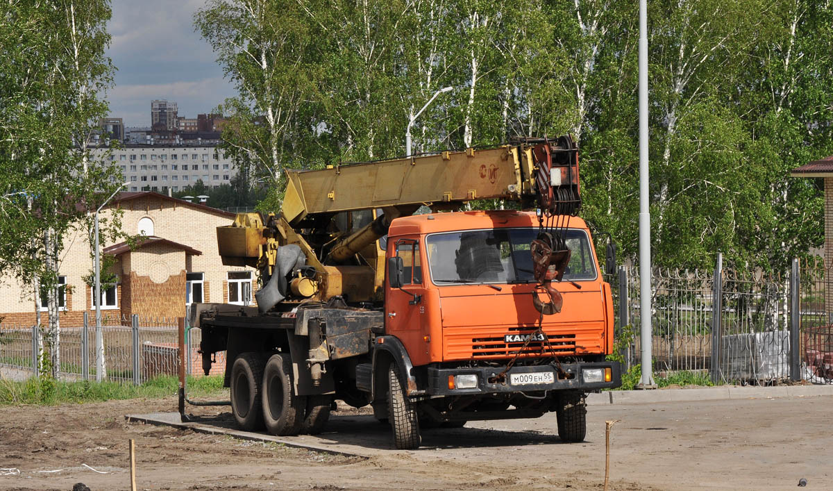 Омская область, № М 009 ЕН 55 — КамАЗ-53215 (общая модель)