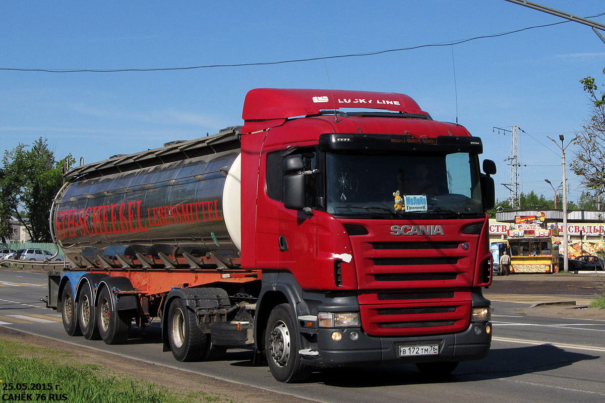 Ярославская область, № В 172 ТМ 76 — Scania ('2004) R380