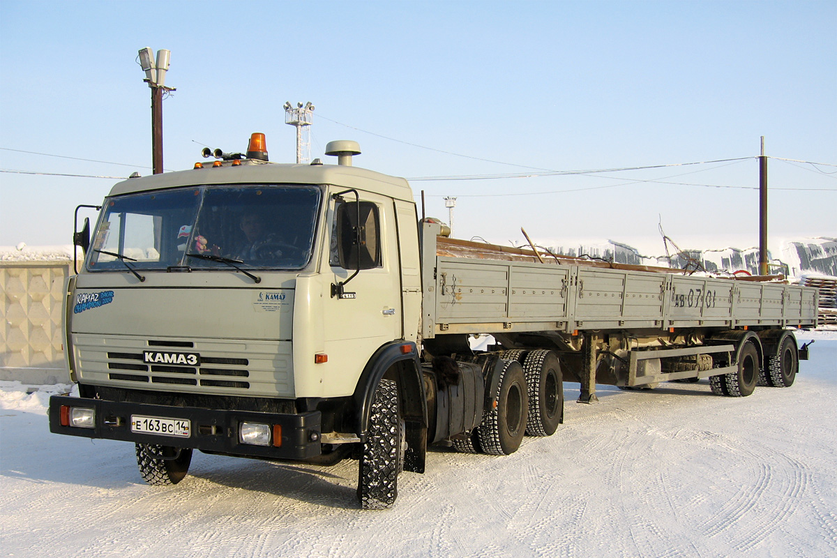 Саха (Якутия), № Е 163 ВС 14 — КамАЗ-54115 (общая модель)