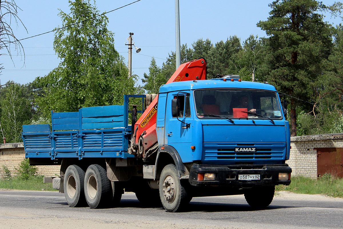 Рязанская область, № О 587 НХ 62 — КамАЗ-53215 (общая модель)