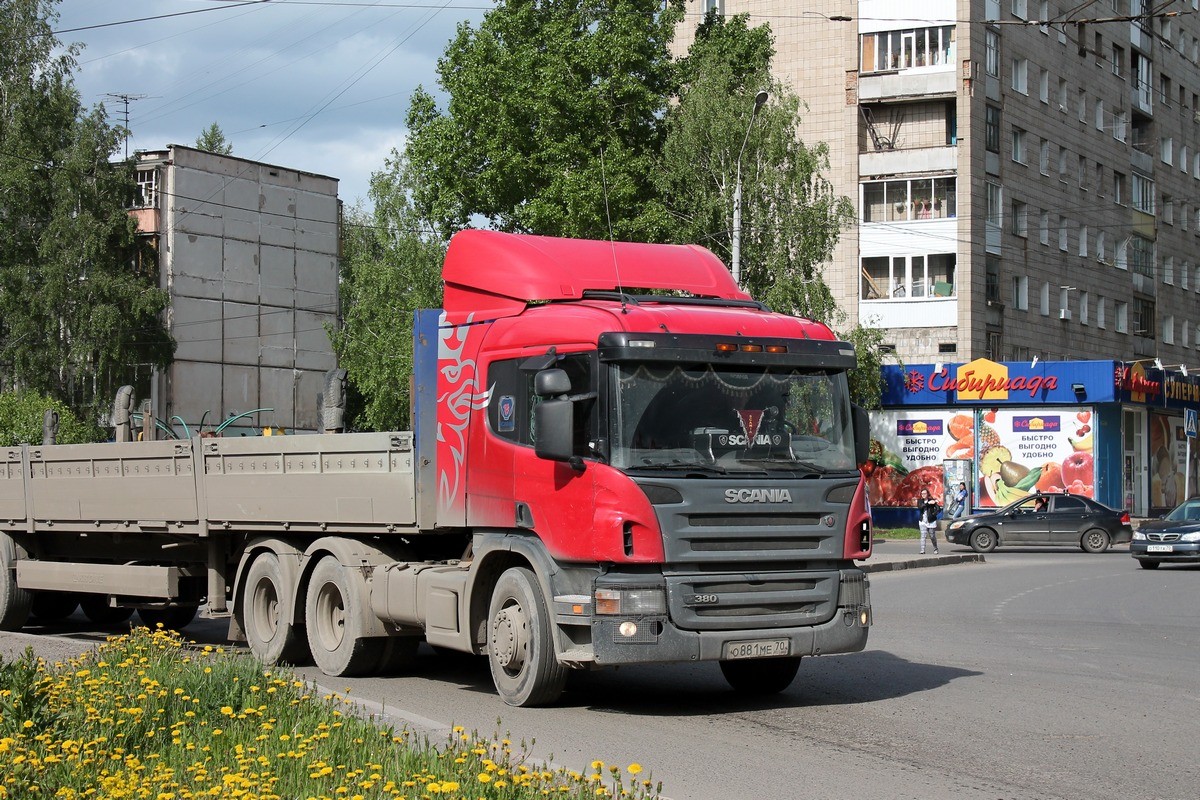 Томская область, № О 881 МЕ 70 — Scania ('2004) P380
