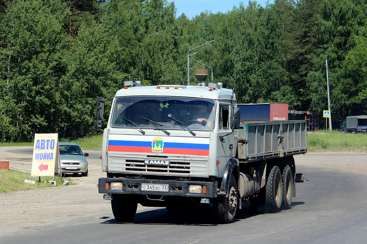 Владимирская область, № С 345 ВС 33 — КамАЗ-53215 (общая модель)