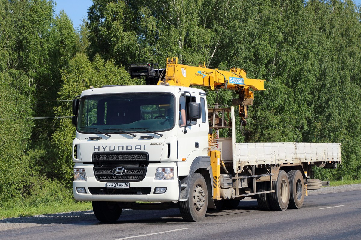 Томская область, № К 407 ЕН 70 — Hyundai Power Truck (общая модель)