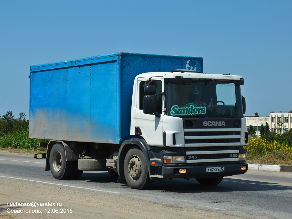 Севастополь, № А 423 ЕА 92 — Scania ('1996) P94D