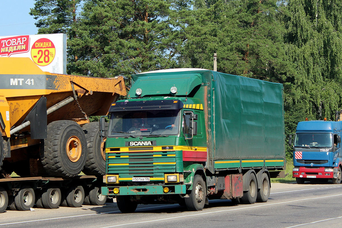 Воронежская область, № Т 501 АВ 136 — Scania (II) (общая модель)