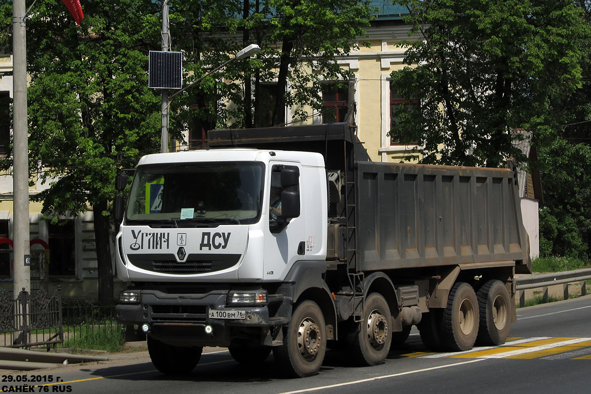 Ярославская область, № А 100 ВМ 76 — Renault Kerax — Фото — Фототрак