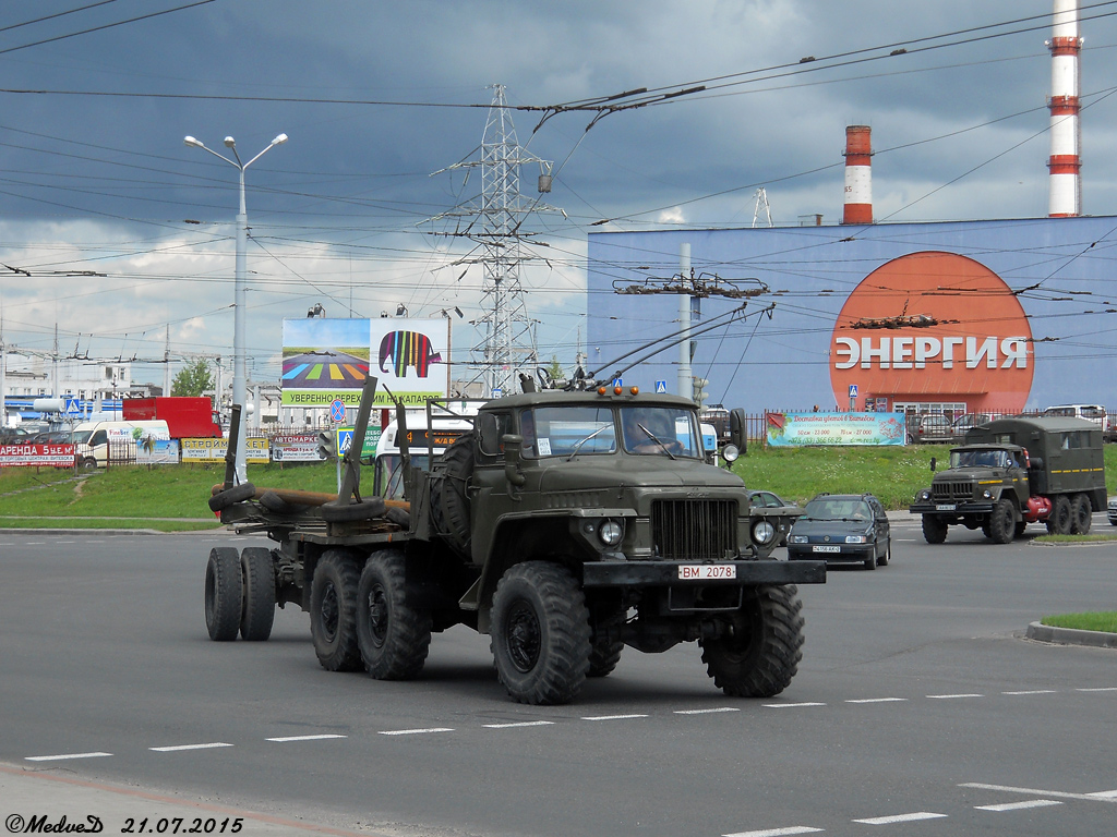 Витебская область, № ВМ 2078 — Урал-375 (общая модель)