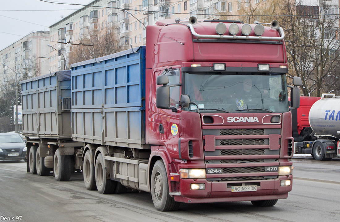 Волынская область, № АС 3628 ВК — Scania ('1996) R124G