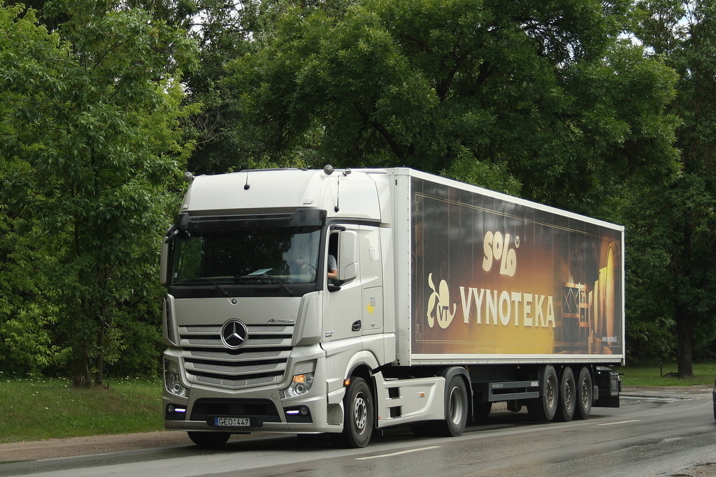 Литва, № GEO 447 — Mercedes-Benz Actros ('2011) 1845