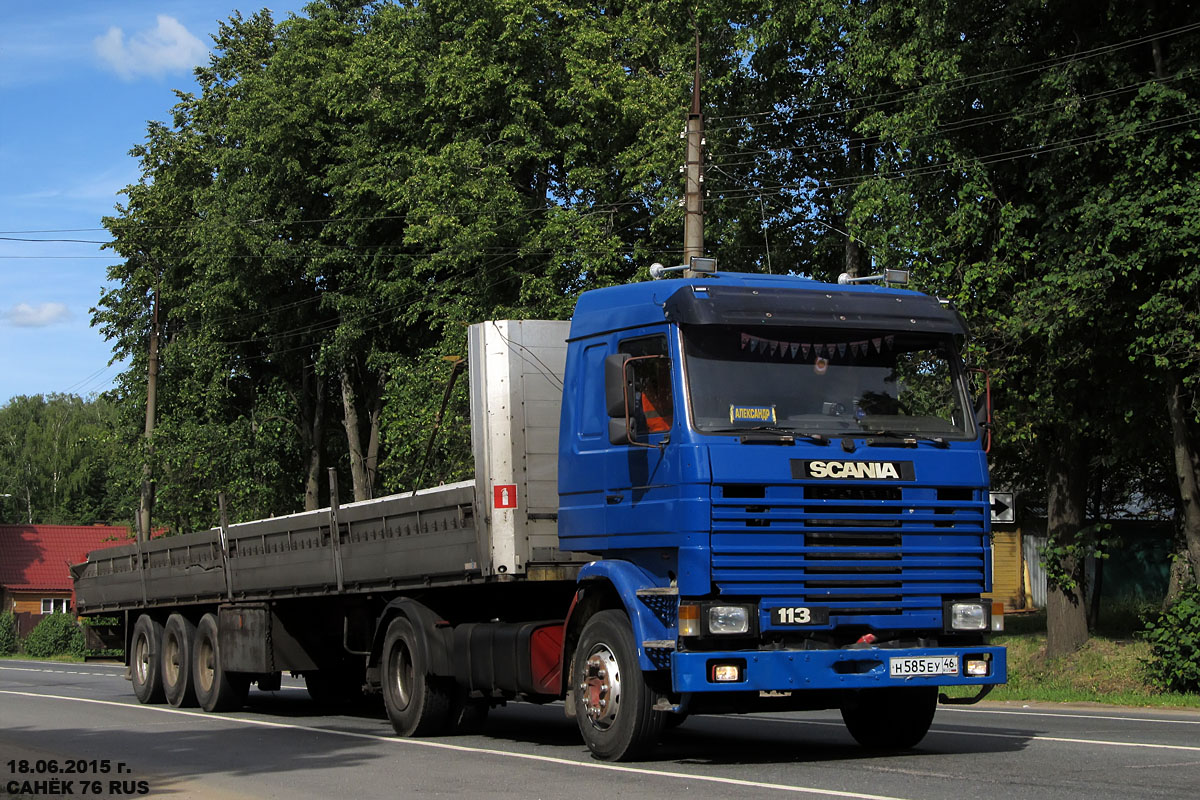 Курская область, № Н 585 ЕУ 46 — Scania (II) (общая модель)